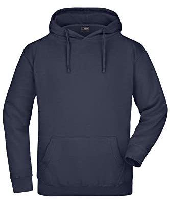 James & Nicholson Kapuzensweatshirt - Hochwertiger Freizeit-Sweat mit Kapuze und Kängurutasche