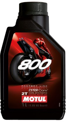 Motul 104041 2T Factory Line Straßenrennen, 1L Volumen, Transparent
