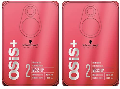 Schwarzkopf Osis Mess Up Matt Gum, 2er Pack (2 x 100 ml)