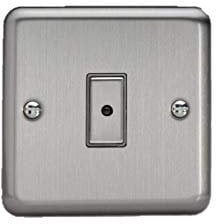 Varilight 1-Gang 1-Way Remote/Tactile Touch Control Master LED Dimmer Light Switch 1 x 0-100W (Max 10 LEDs) Matt Chrome JSE101
