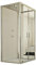 Idralite Cristal Trio 2 Türen 3-seitige Duschkabine 75x90x75 cm H198 ESG-Klarglas