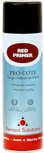Aerosol Solutions Pro-Cote Red Primer Spray Paint 500ml