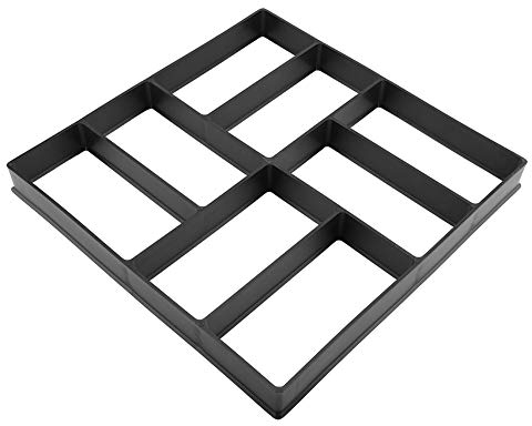 1 Stück 40 x 40 cm Pflastersteinform DIY Gartenweg Maker Form Beton Trittstein Zement Pflaster Quadratform