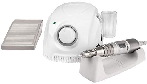 Saeyang Nagelfräser Nagelfeile Elektrische Marathon 3 Champion Weiss 3000 RPM Professionelle Nagel Pedikur Maschine mit Fußpedal für Nagelstudio/Salon