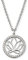 Engelsrufer Lotus Kette mit Anhänger ERN-Lotus-ZI, Lotusblüte, rhodiniertes 925 Sterlingsilber, Zirkonia, Karabinerverschluss, Länge 44 cm