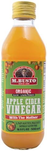 M. Busto - Bio-Apfelessig - Apple Cider Vinegar - Ökologisch Unpasteurisiert Mit Mutter Koscher - Seit 1939 (2 x 500 ml)
