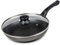 Premier Cookware Essentials Frying Pan with Lid - Non Stick Fry Pan with Glass Lid - Induction Suitable Saute Pan - 20cm