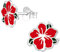 Bungsa Hibiskus Blüte Kinder-Ohrstecker .925 Sterling Silber