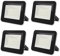 da LIGHT 50W LED Strahler Außen & Innen, 6000K Kaltweiß 4500lm Außenleuchte Superhell, Fluter Außenstrahler Flutlicht IP65, Scheinwerfer 230V für Garten, Garage, Sportplatz (4 Stück)