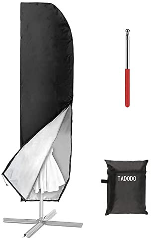 TADODO Housse de Protection pour parasols,Tissu Oxford imperméable (265cm 210D)