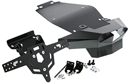 Kennzeichenhalter Motoflow (Mit Kennzeichenbeleuchtung) passend für KTM Duke 125 (2011 bis 2016) AMZ-FL.06.051-B.v191