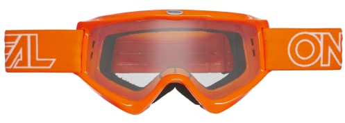 O'NEAL Motocross Brille & Fahrradbrille Herren Damen VAULT Goggle Solid I MX MTB DH FR I Motorradbrille mit 1,2mm 3D-Linse für klare Sicht I UV-Schutz I Orange I Größe One Size