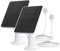 Solarmodul-Ladegerät, kompatibel mit Arlo Ultra/Ultra 2/Pro 3/Pro 4/Pro 3 Flutlicht-Sicherheitskamera, 5V/4 W Solarzellen, Ladegerät IP65, mit 3m Magnet Ladekabel, verstellbare Halterung (2 PACK)