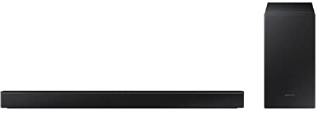 Samsung Soundbar HW-B430/ZF con Subwoofer, 2.1 Canali 270W 2022, Bassi Profondi, Effetto Surround, Suone Ottimizzato, Unico Telecomando