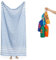 Luum® Hamamtuch groß 100x200 Strandtuch XXL Saunahandtuch Badetuch Handtuch Yogatuch Duschtuch Strandhandtuch Saunatuch Reisehandtuch Turkish Towels, Damen Herren, 100% Baumwolle, Light Blue