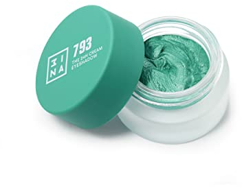 3INA MAKEUP - The 24H Cream Eyeshadow 793 - Türkisfarben Lidschatten mit Cremige Textur - Mattes Schimmerndes und Glitzer Lidschatten-Finish - Wasserfest Creme Lidschatte - Vegan - Cruelty Free