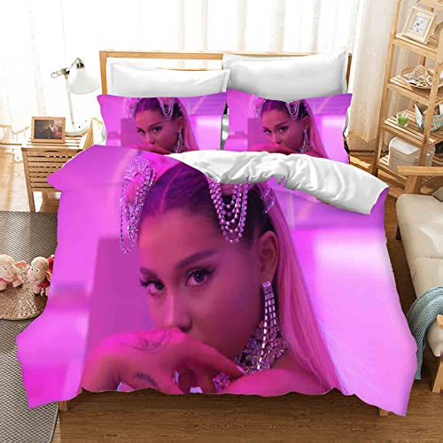 QROXY Bettbezug Bettwäsche Set,100% Mikrofaser, Bettwäsche-Set Mikrofaser Weiche Mit Reißverschluss Bettbezug Und Kissenbezüge Für Teens Adult (5,Single 135×200CM)