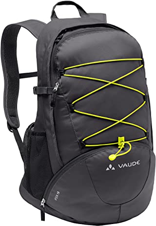 VAUDE Wanderrucksack Ifen Schwarz/grün 19 l, wasserdichter Rucksack Damen & Herren, leichter Trekkingrucksack mit belüftetem Tragesystem, optimale Lastverteilung