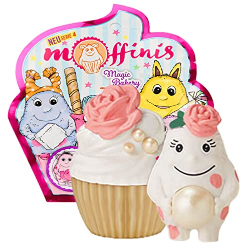 Generisch Blue Ocean Moffinis Figur Sammelfigur Serie 4 - Magic Bakery - Moffini Muffin Monster - Figur Rosa