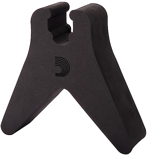 D'Addario Universelle Gitarrenhals-Stütze – bietet Unterstützung für den Gitarrenhals, für Wartung, Aufstellung, Nachbespannung – verwandelt jede flache Oberfläche in einen Gitarrenständer