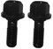 STONEDER Bullone Banjo M8 x 1,25 per moto freno olio radiatore Pit Dirt Bike ATV Quad Go Kart ciclomotore scooter (nero)