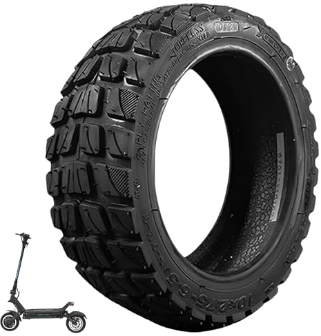 Bitume | Tubeless-Reifen Semi-Offroad für Elektroroller Speedway 5, Dualtron 3, E-Cross | Reifen 10 x 2,75 – 6,5 Zoll für Elektroroller | rutschfest