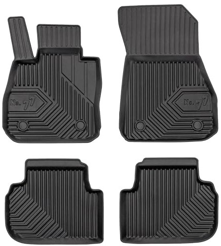 MOTOS Tapis de sol caoutchouc pour BMW Serie 2 Gran Coupe F44 depuis 2019 Améliorez Votre Confort de Voyage avec Le tapis noir antidérapant Auto No.77- tapis voiture Tous Temps pour Voiture, Protectio