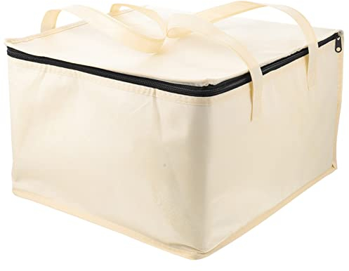 JECOMPRIS Kuchen Isoliertasche Isoliertasche Pizza Isoliertasche Lunch Aufbewahrungstasche Kuchen Aufbewahrungstasche Tragbare Pizza Tragetasche Kuchen Packtasche Pizza
