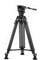 Tilta Video-Kamera-Stativ mit 75mm/100mm Bowl Cine Fluid-Kopf, 2-stufige One-Touch-Stativbeine aus Kohlefaser mit Mittlerer Spreize, Maximale Traglast 12KG - Space Grau TT-CT12-75-SG