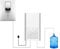 Ruiqas Bottled Water Dispenser Pump System Automatic Water Pump Compatible Use with Home Kitchen Office