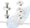 12mm Scoring Wheel 14A for Sigma Pull Handle Tile Cutters - 4Pcs Premium Tungsten Steel Manual Cutter Wheel for Glass, Ceramics and Tiles