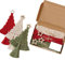 Macrame Christmas Tree Craft Kit for Beginners 3 PCS Macrame Cord String DIY Macrame Wall Hanging Kit Woven Boho Macrame Christmas Trees DIY Kit Handmade Xmas Tree Home Decoration