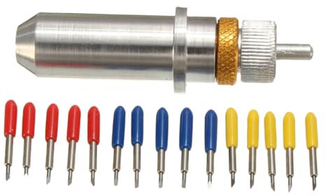 Hochpräzises Schneideplotter-klingenset 16-teilig 30 45 60 Grad Wolframstahl Für Holz Pvc