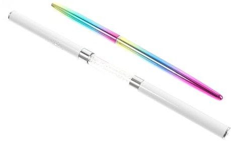 minkissy 2pcs Nail Gel Brush Nail Art Diy Painting Pen Art Brush Polish for Home Professional Use
