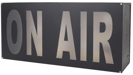 Auf Air Neon Schild, Aufnahmestudio -Lichtschild USB -Antrieb mit Fernbedienung, 12 Farb LED Lichtbox für Wall Decor Studio Runding Live Streaming