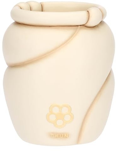 THUN - Vase Twist klein - Keramik - Kollektion Frühlingsgarten - 12,3 x 12,3 x 14,9 cm