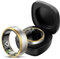 Smart Ring Golden Smartringe Herren Damen Smart Ring Android iOS Fitness Ring Tracker Pulsmesser Schlafmonitor Schrittzähler Gesundheitsüberwachung Aktivitätstracker (Silber, #7-Inner cir 54.9mm)