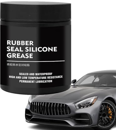 Rubber Seal Lubricant, Silicone Grease, Long-Lasting Protection, Water Resistant Formula, High Temperature Stability, Ideal for Automotive Maintenance, Oil Cylinders