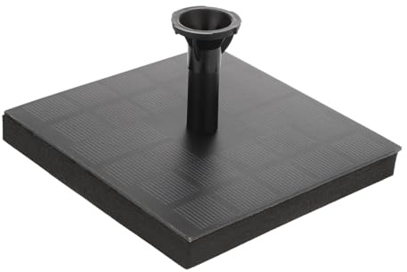 COOLHIYA Pompa Fontana Quadrata Galleggiante per Esterni Pompa per Piscina e Decorazione Patio Funzionamento con Prestazioni