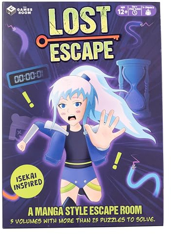 Fizz Creations Lost Escape Room Game - Manga Style, 5 Volumes