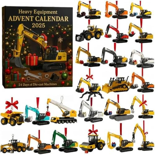 Adventskalender 2025 Männer 2025 Countdown-Überraschungs-Geheimnis mit Aufhängung für Jahresparty und Zuhause (Brown,26CM)