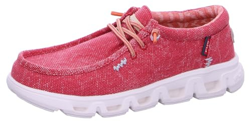 Fusion Leinenschuh Rot in Größe 42