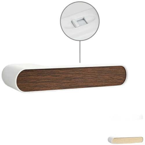 Serratura magnetica silenziosa minimalista per porte interne in lega di alluminio, adatta per camera da letto, ufficio e armadietto, con funzione privacy (K)