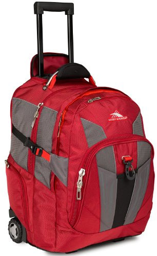 Alta Sierra XBT – Mochila con Ruedas, Unisex, Carmine/Red Line/Black, Talla única