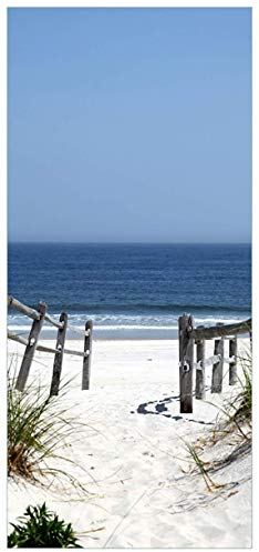 posterdepot Türtapete Türposter Blick auf Strand - Größe 93 x 205 cm, 1 Stück, ktt0108