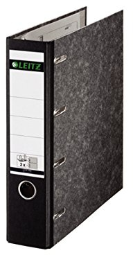 Leitz 10920000 Doppelordner, mit Schlitzen, 2xA5 quer, (1 Stück, blau)