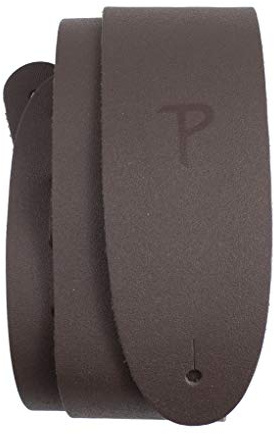 Perri's Leathers Ltd. - 1 Gitarrengurt - Verstellbare Länge - E-Gitarre, Akustikgitarre und Bass - Leder - Braun - B25-184 (B25-184)