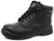 Grafters, stivaletti di sicurezza da uomo, neri, in pelle, pianta larga, M9503A, nero (Black), 40