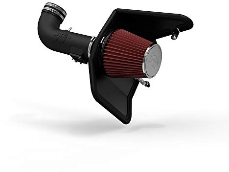 K&N Cold Air Intake System: High-Flow Air Filter, Increase Performance & Acceleration: Compatible with 2010-2015 Chevrolet: Camaro SS, 63-3074