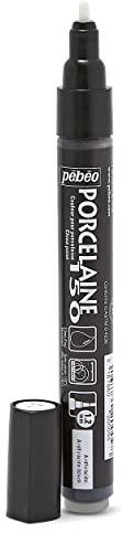 Pebeo Porcelaine 150 - Vernice per porcellana, 45 ml, colore nero antracite, 1 pezzo